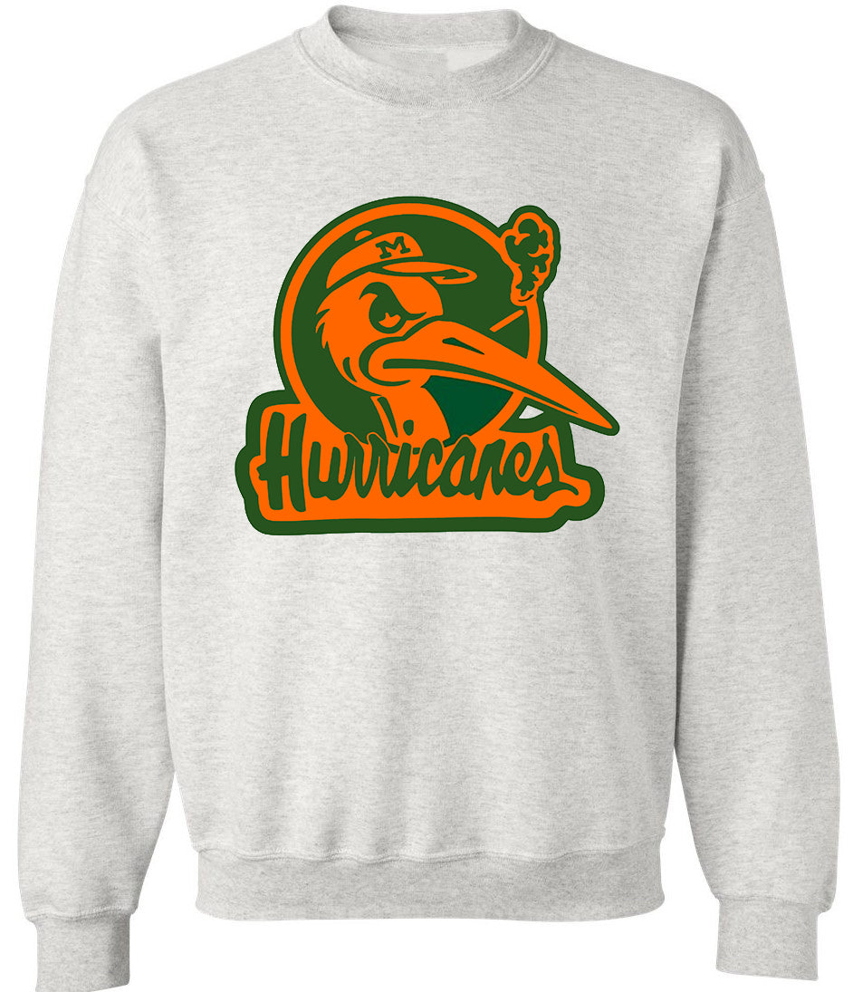 Vintage 1969 Miami Hurricanes Booster Club Sweatshirts