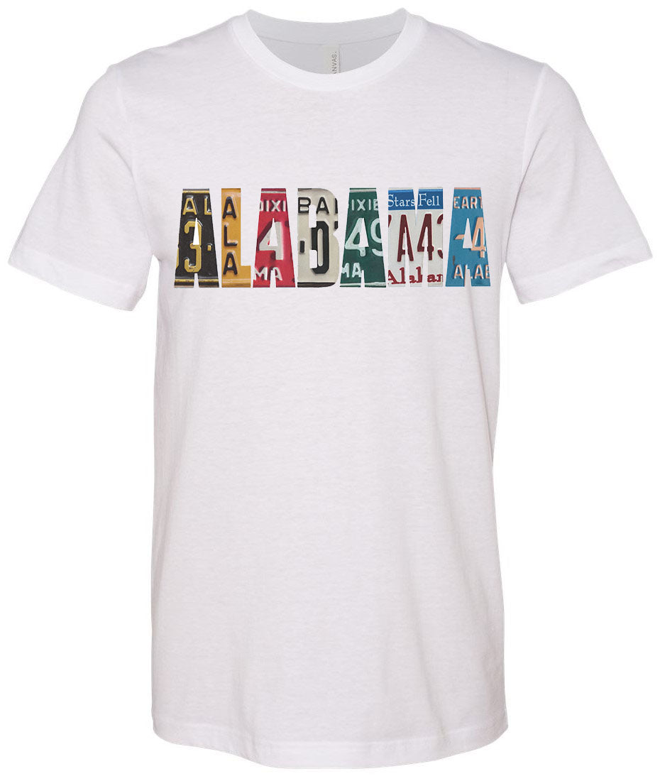 Alabama Hometown License Plate Tee