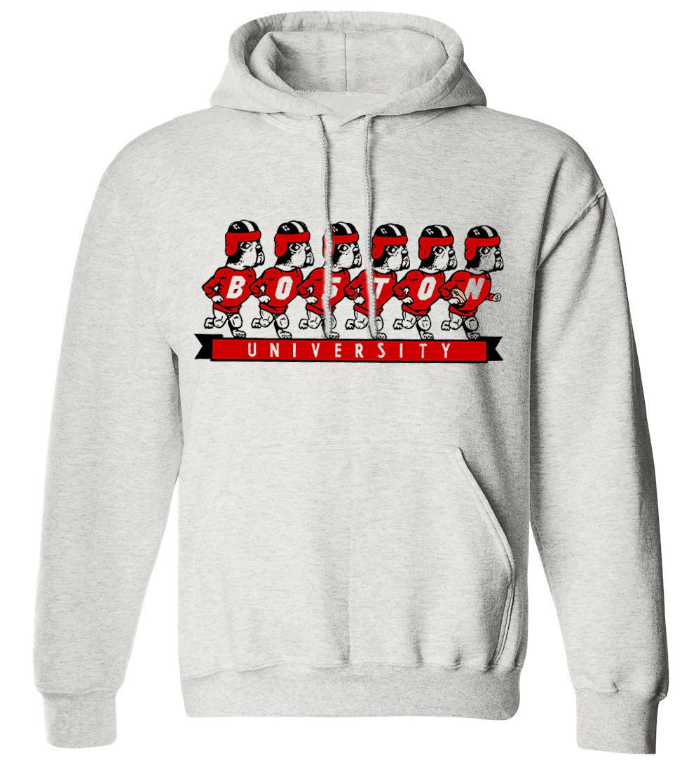 Vintage Boston University Booster Club Hoodie - noveltees.com
