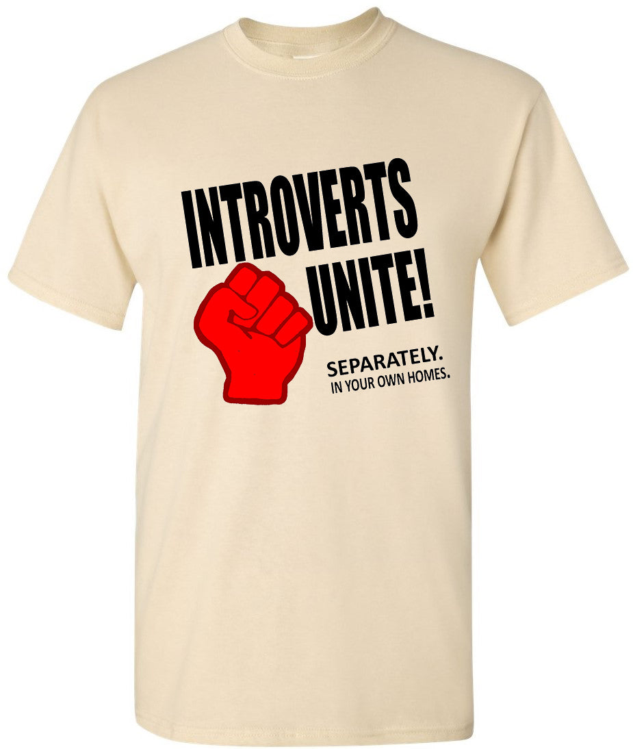 Introverts Unite Graphic Tee - noveltees.com