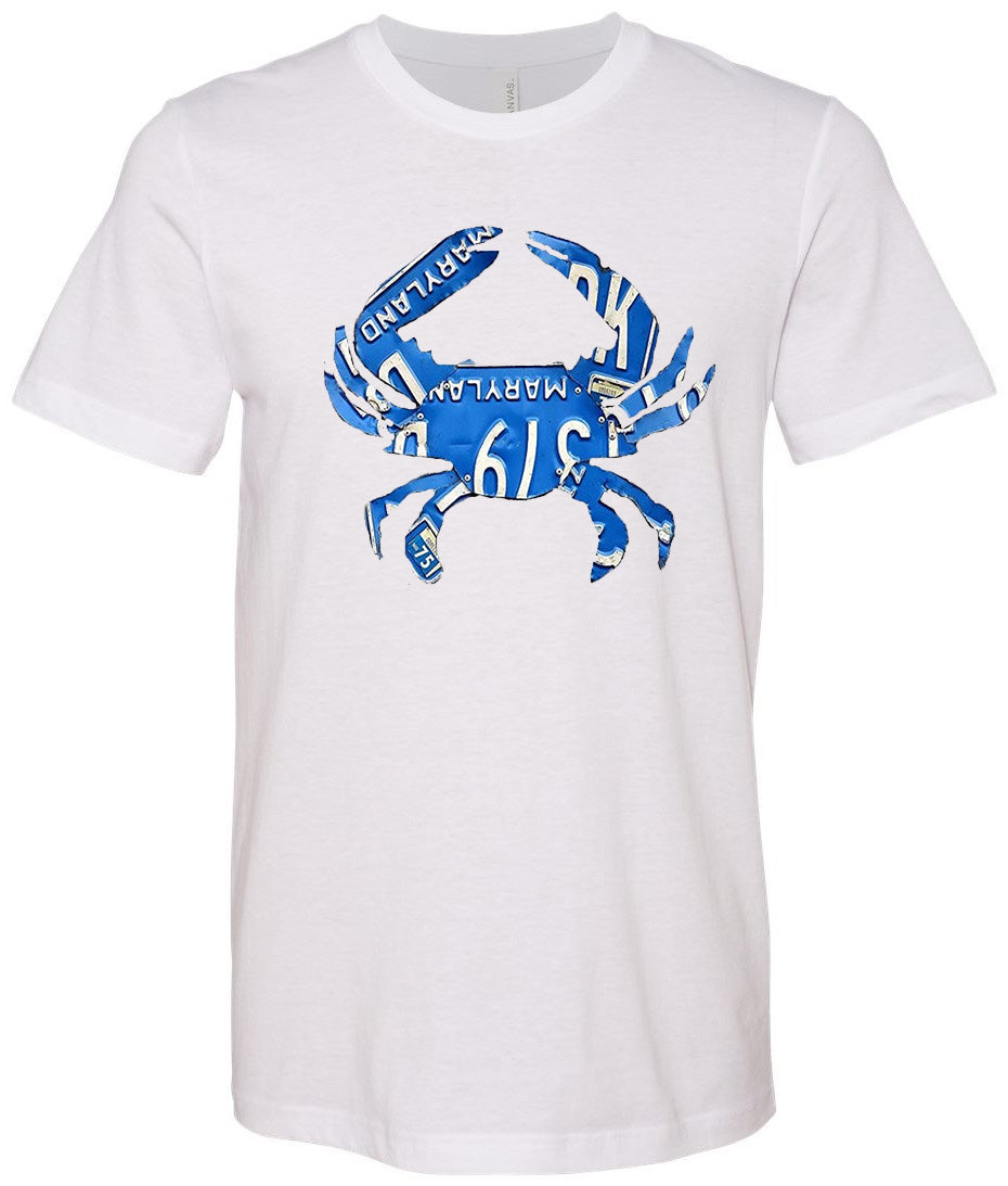 Maryland Crab License Plate Graphic Tee