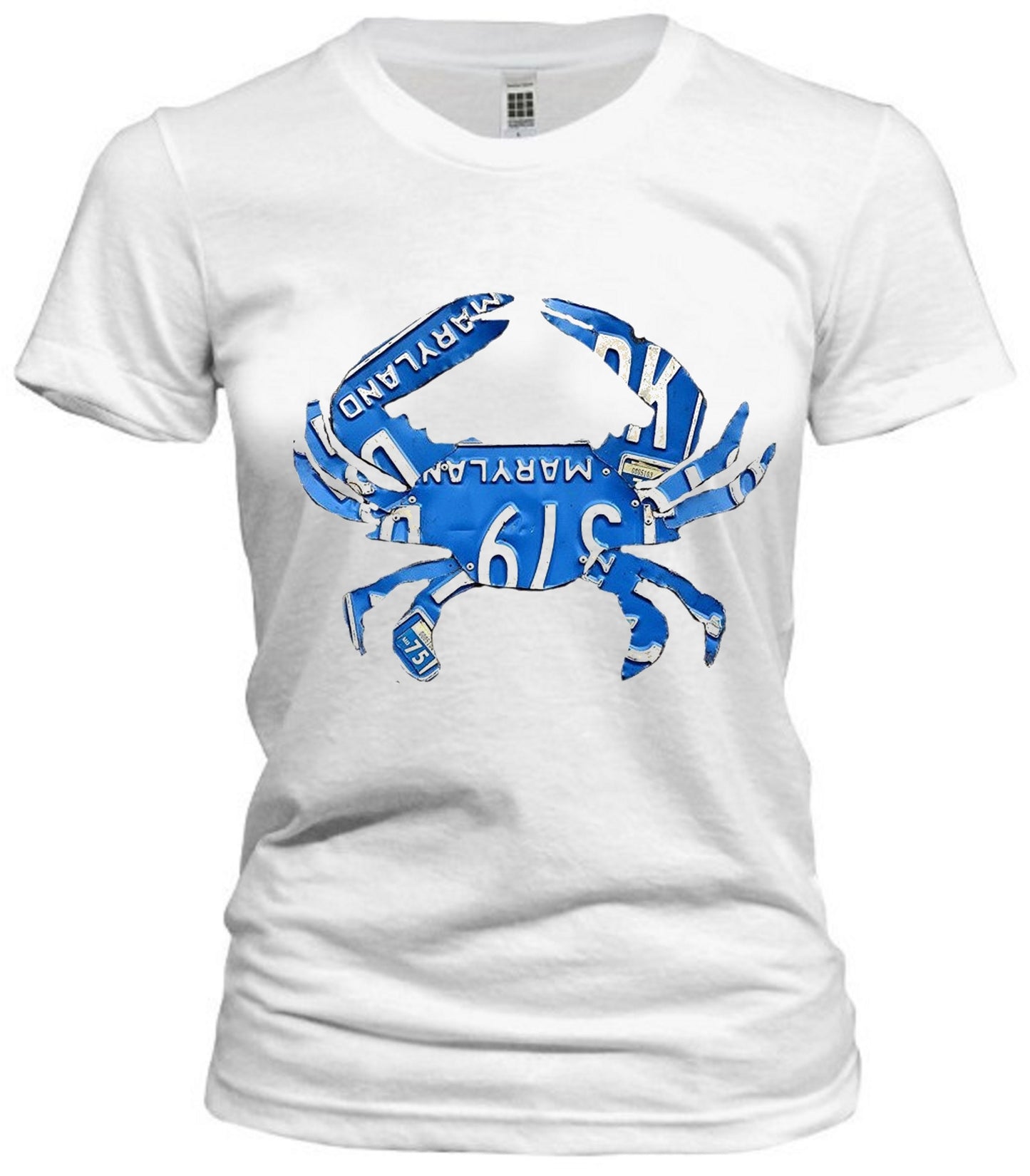 Maryland Crab License Plate Graphic Tee