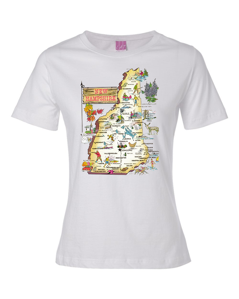 Vintage New Hampshire Hometown Graphic Tee