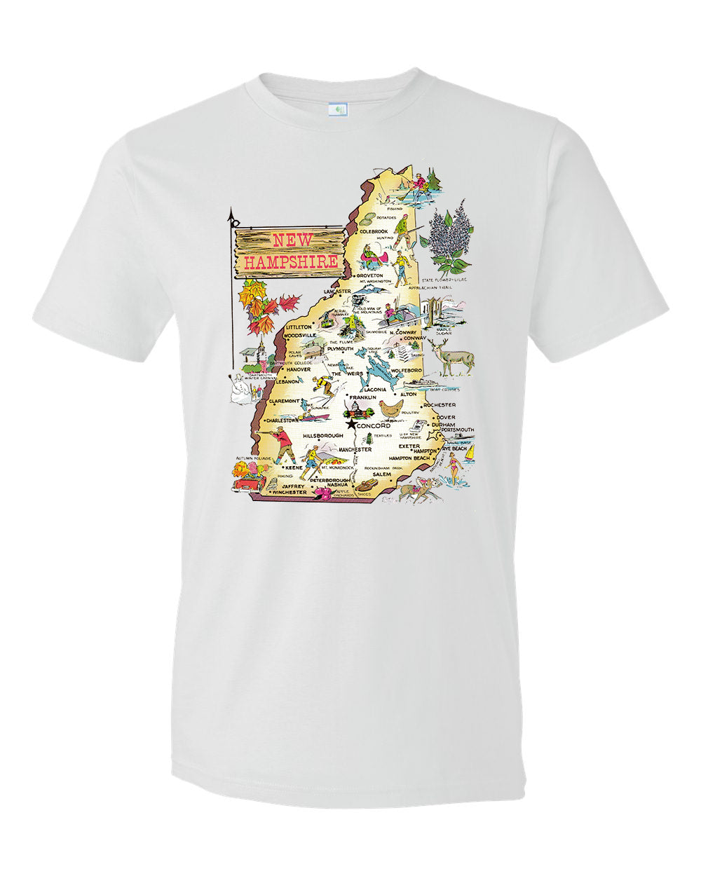 Vintage New Hampshire Hometown Graphic Tee