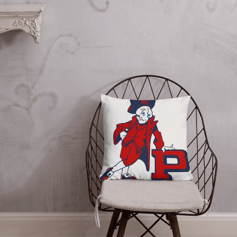 Penn Quakers Retro Booster Club Throw Pillow - noveltees.com