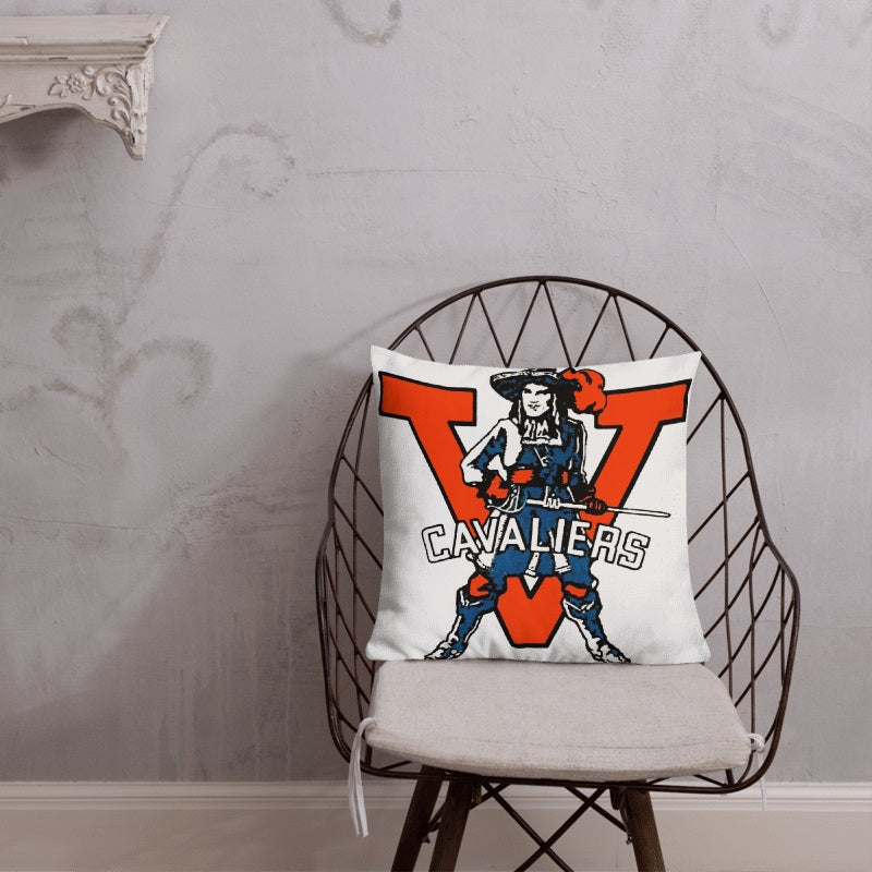 University of Virginia Retro Throw Pillow - noveltees.com