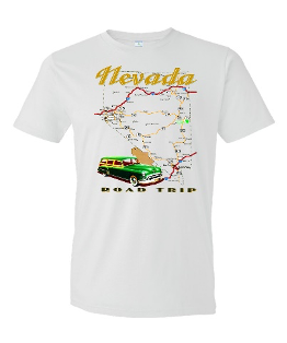 Vintage Nevada Road Trip Tee - noveltees.com