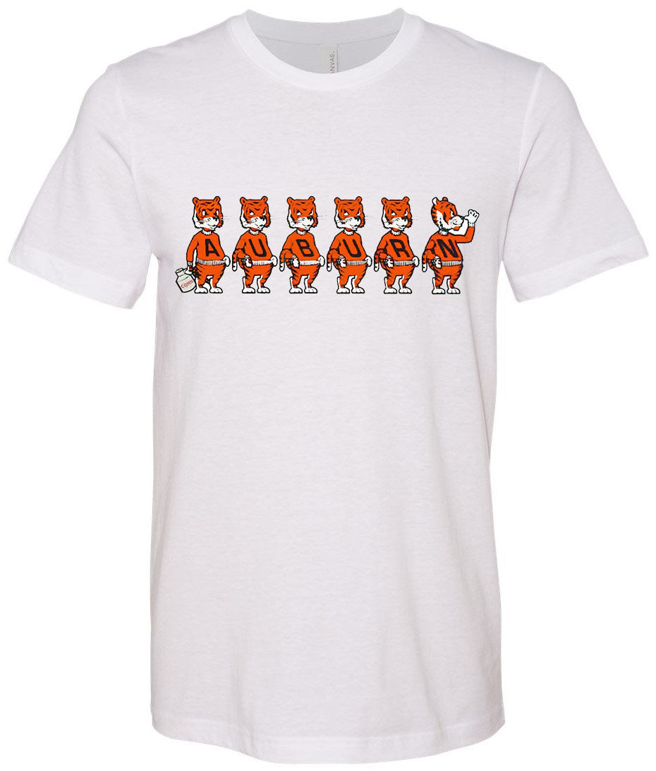 Vintage Auburn Tigers Booster ClubTee - noveltees.com
