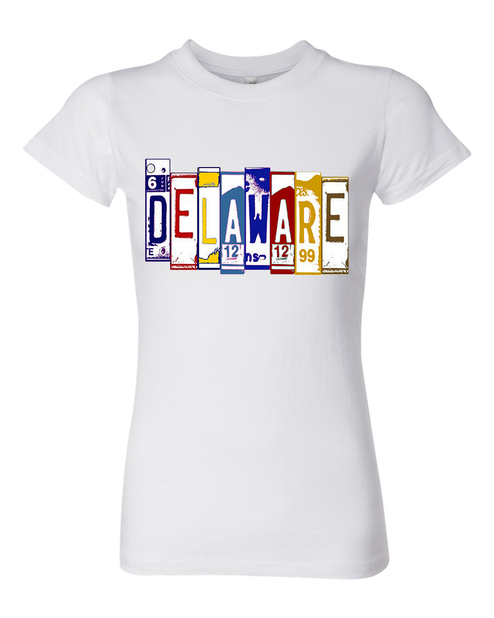 Delaware Plates Tee - noveltees.com