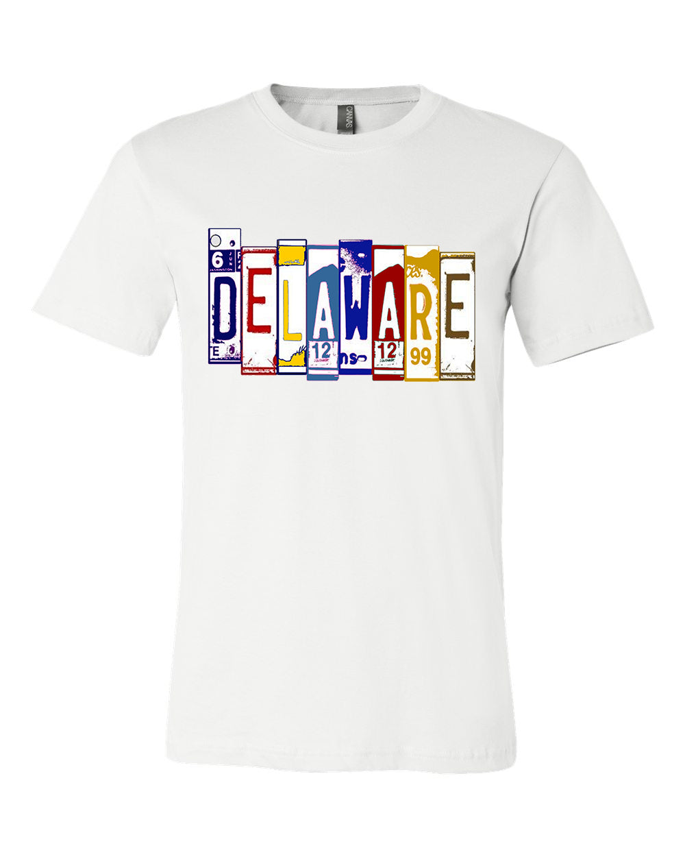 Delaware Plates Tee - noveltees.com