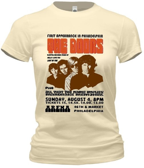 Vintage Doors Philadelphia Concert Tee - noveltees.com