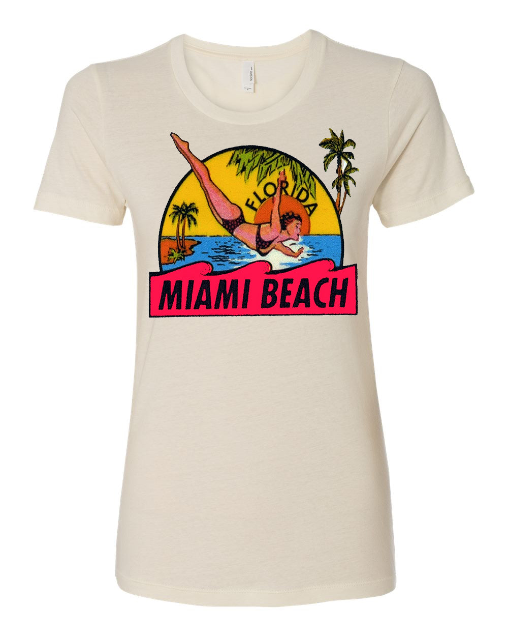 Vintage Miami Beach Tee - noveltees.com