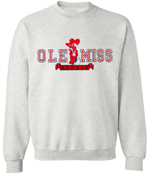 Vintage Ole Miss Booster Club Sweatshirt - noveltees.com