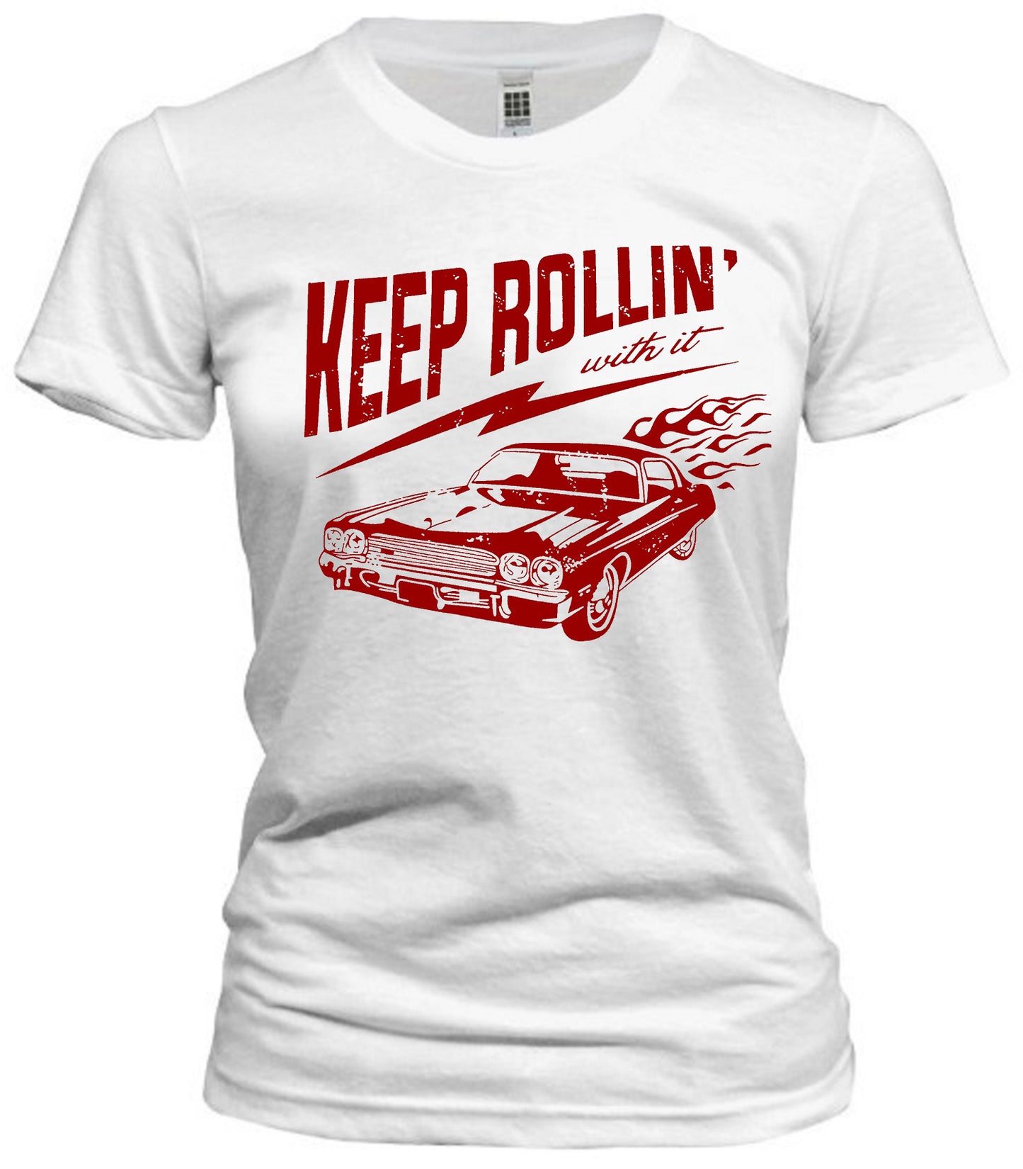 Retro Roll With It Tee - noveltees.com