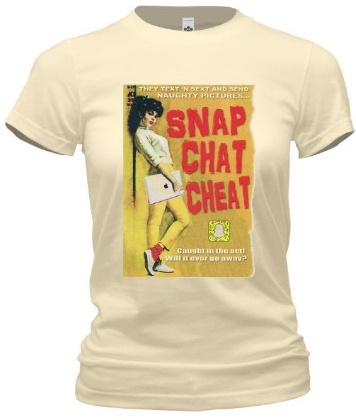 Retro Snap Chat Cheat Tee - noveltees.com