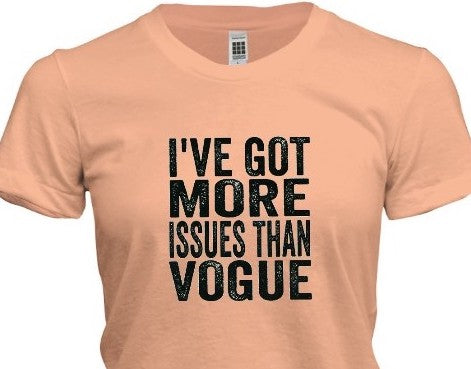 Girl With Issues Tee - noveltees.com