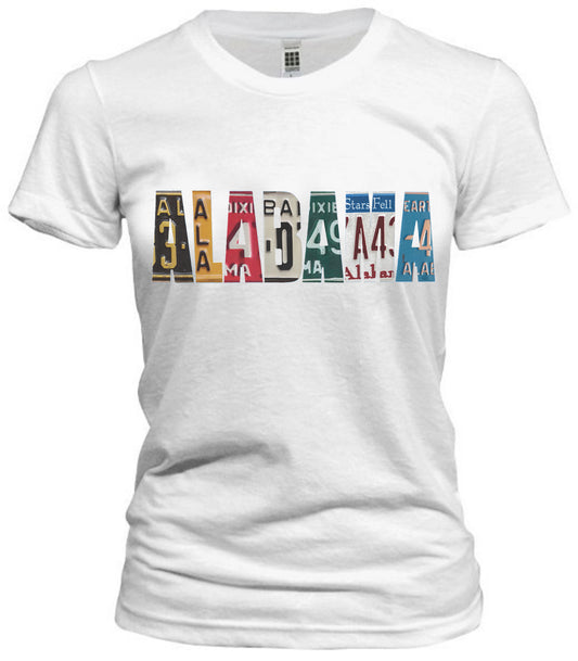Alabama Hometown License Plate Tee