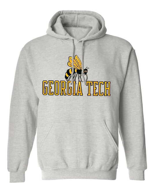 Vintage Georgia Tech Booster Club Hoodie - noveltees.com