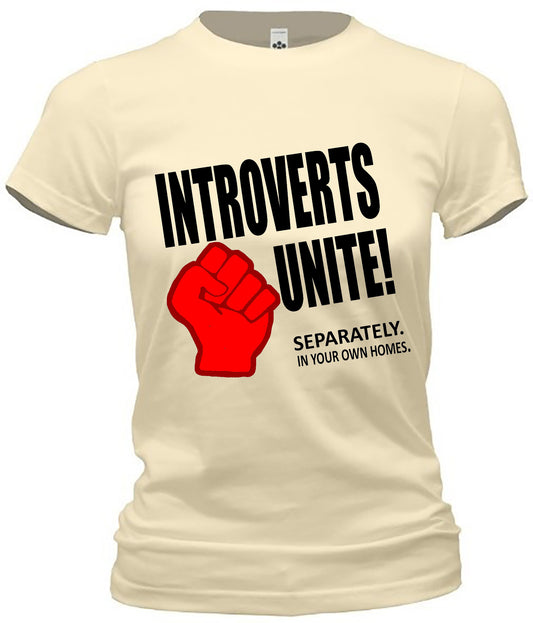 Introverts Unite Graphic Tee - noveltees.com