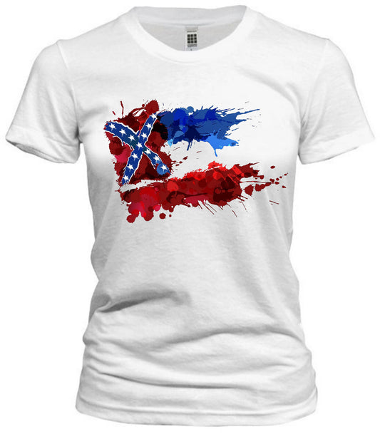 Mississippi Ole Glory Grunge Tee