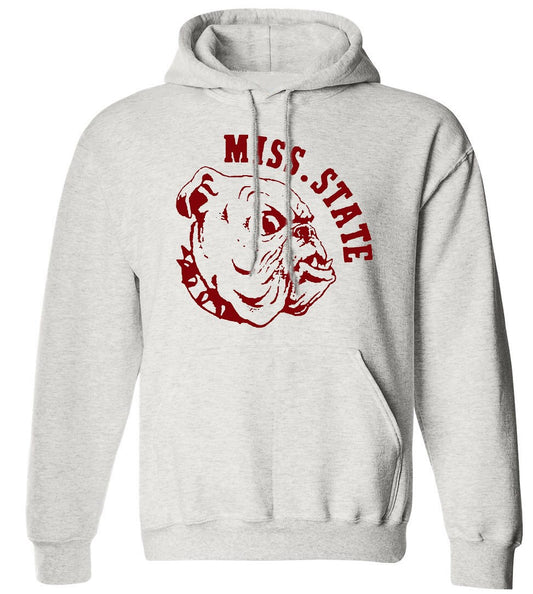 Vintage Mississippi State Booster Hoodie - noveltees.com