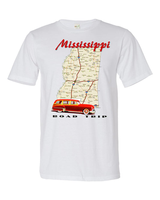 Mississippi Road Trip Hometown Tee