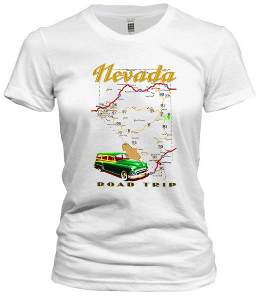Vintage Nevada Road Trip Graphic Tee