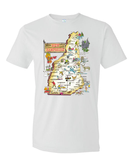 Vintage New Hampshire Hometown Graphic Tee