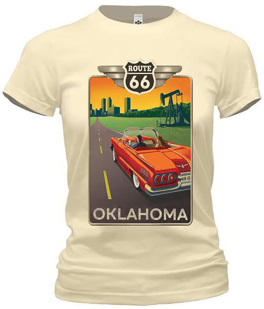 Oklahoma Route 66 Graphic Hometown Tee