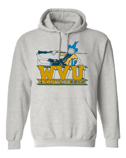 Vintage West Virginia Booster Club Hoodie - noveltees.com