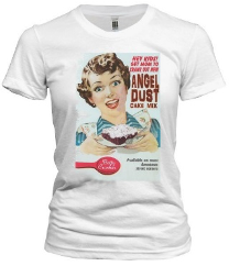 Retro Angel Dust Tee - noveltees.com