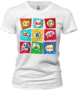 1980s Comic Bubbles Tee - noveltees.com
