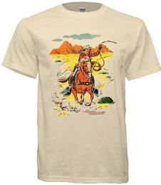 Vintage Cowboy Tee - noveltees.com