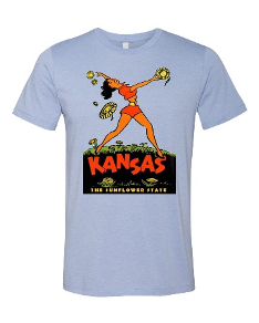 Vintage Kansas Sunflower Tee - noveltees.com