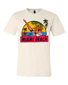 Vintage Miami Beach Tee - noveltees.com