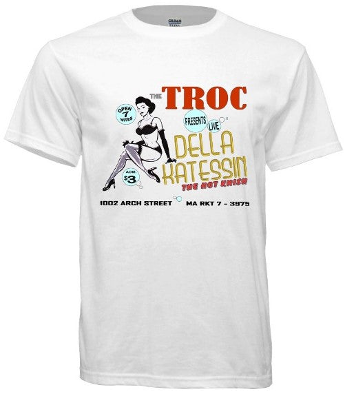 Vintage Della Katessin Burlesque Tee - noveltees.com