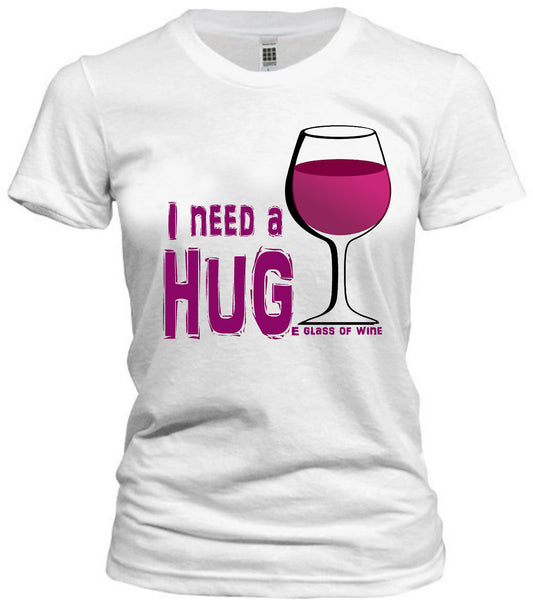 I Need Wine Tee - noveltees.com