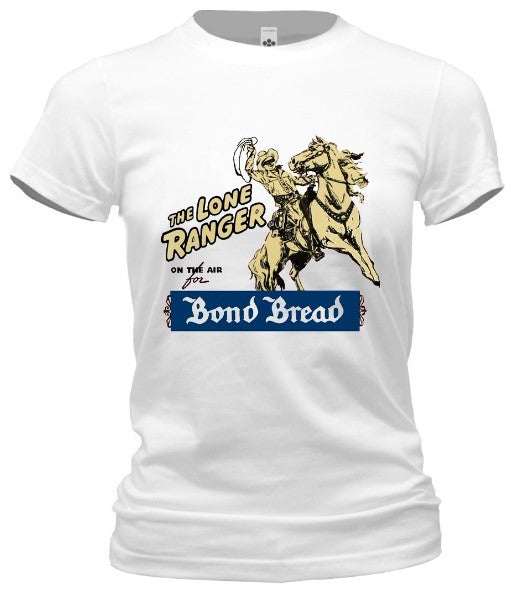 Retro Lone Ranger Bond Bread Tee - noveltees.com
