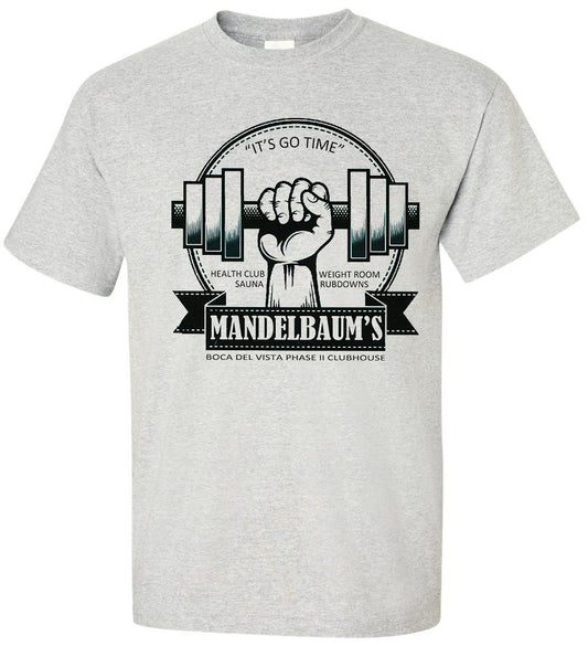 Mandlebaum's Gym Tee - noveltees.com