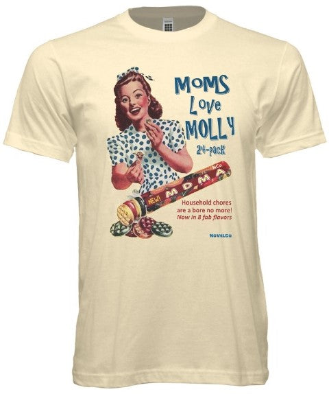 Vintage Mom's Love Molly Tee - noveltees.com