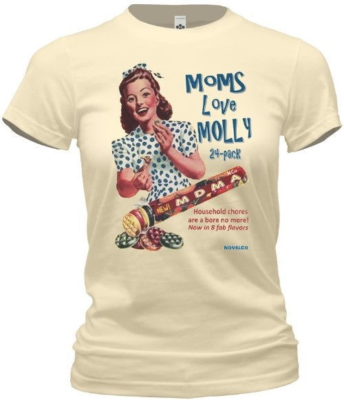Vintage Mom's Love Molly Tee - noveltees.com