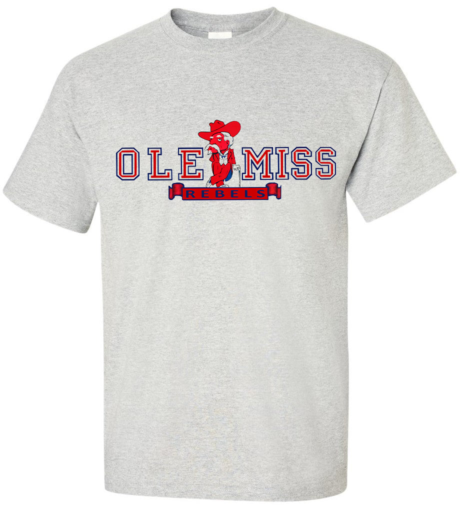 Vintage Ole Miss Booster Club Tee - noveltees.com