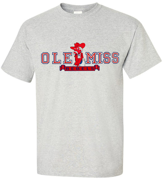 Vintage Ole Miss Booster Club Tee - noveltees.com