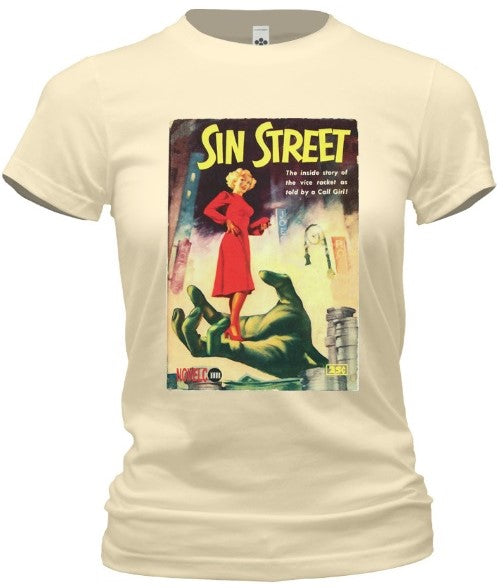 Vintage Sin Street Tee - noveltees.com