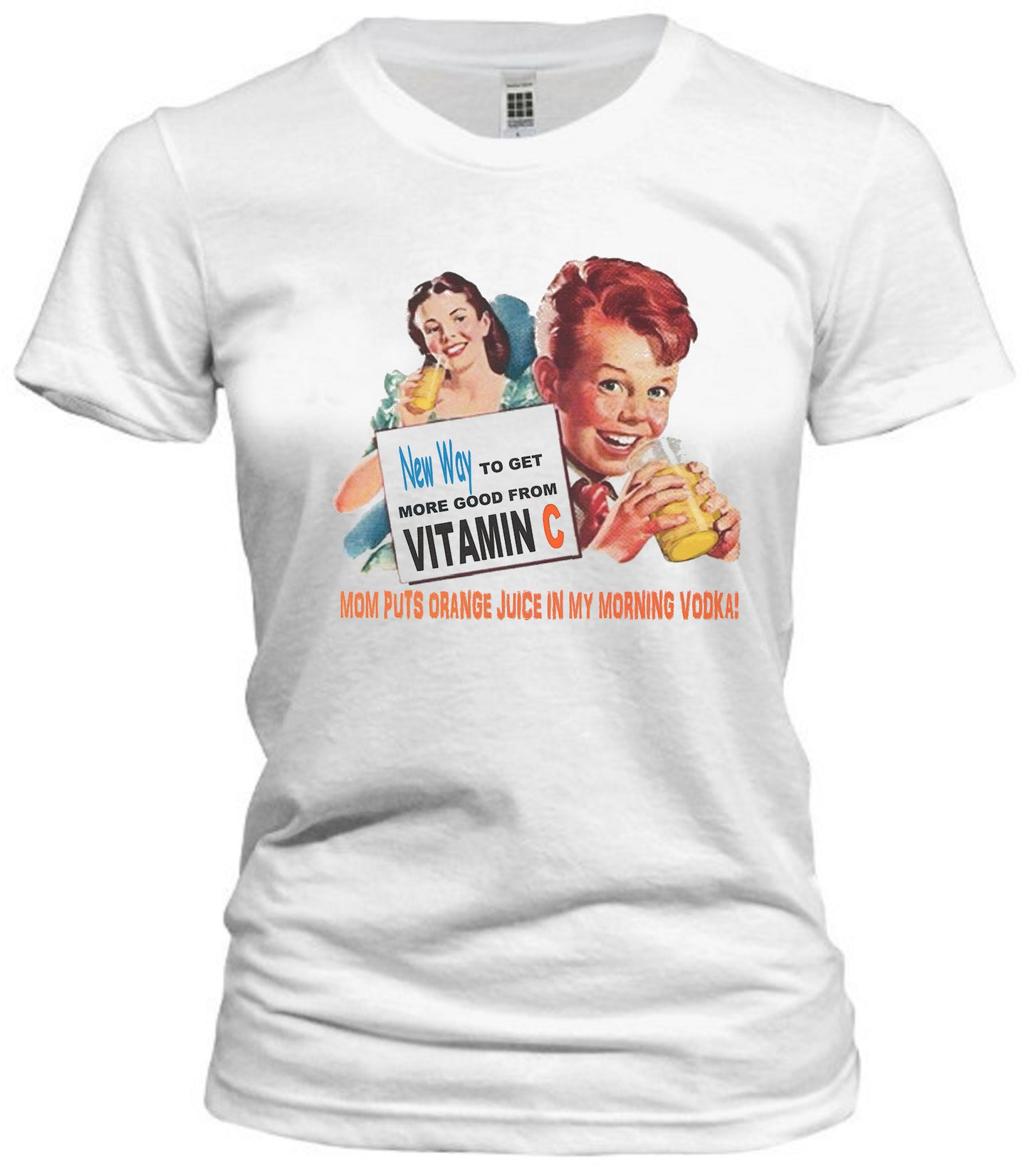 Retro Vodka Boy Tee - noveltees.com