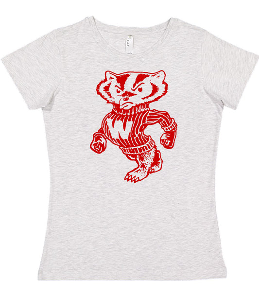 Vintage Wisconsin Badgers Booster Club Tee - noveltees.com